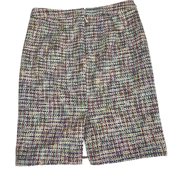 J. Crew Colorful Tweed Midi Skirt - Picture 2 of 9